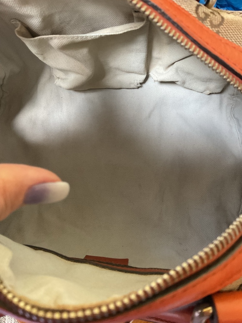Gucci Vintage Boston Canvas Bag - Picture 7 of 11